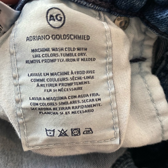 AG Adriano Goldschmied jeans size 29R - Picture 8 of 10